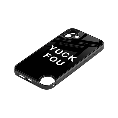 Yuck Fou stylish phone case for cmf nothing phone 1 | glossy glass and slim fit