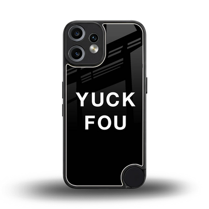 Yuck Fou back phone cover | glass case for cmf nothing phone 2 pro