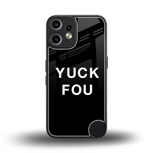 Yuck Fou back phone cover | glass case for cmf nothing phone 2 pro