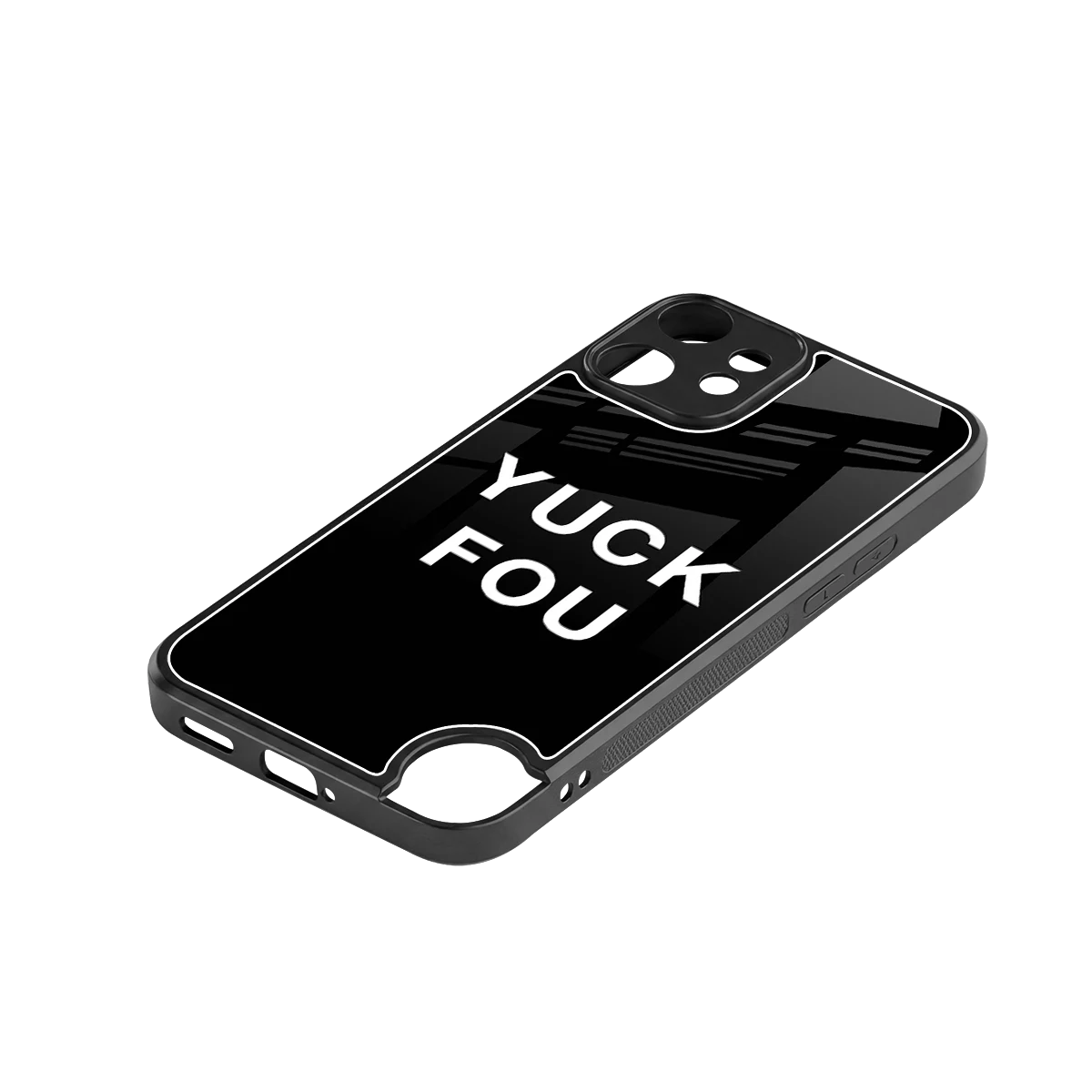 Yuck Fou stylish phone case for cmf nothing phone 2 pro | glossy glass and slim fit