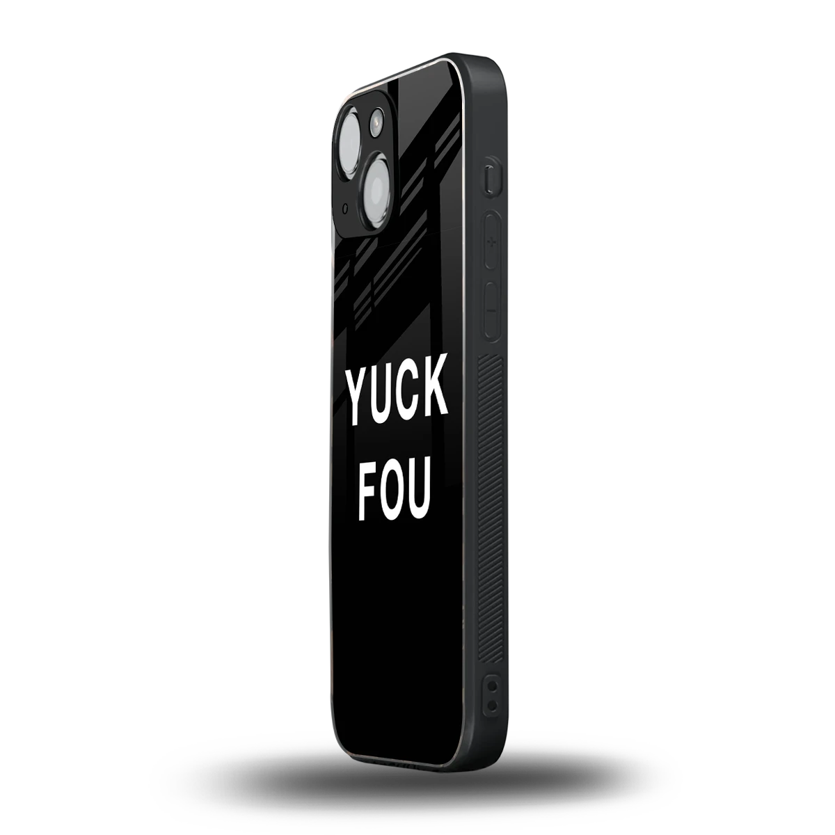 Yuck Fou iphone 12 mini mobile cover | shockproof glass phone case