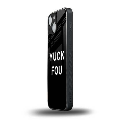 Yuck Fou iphone 12 mini mobile cover | shockproof glass phone case
