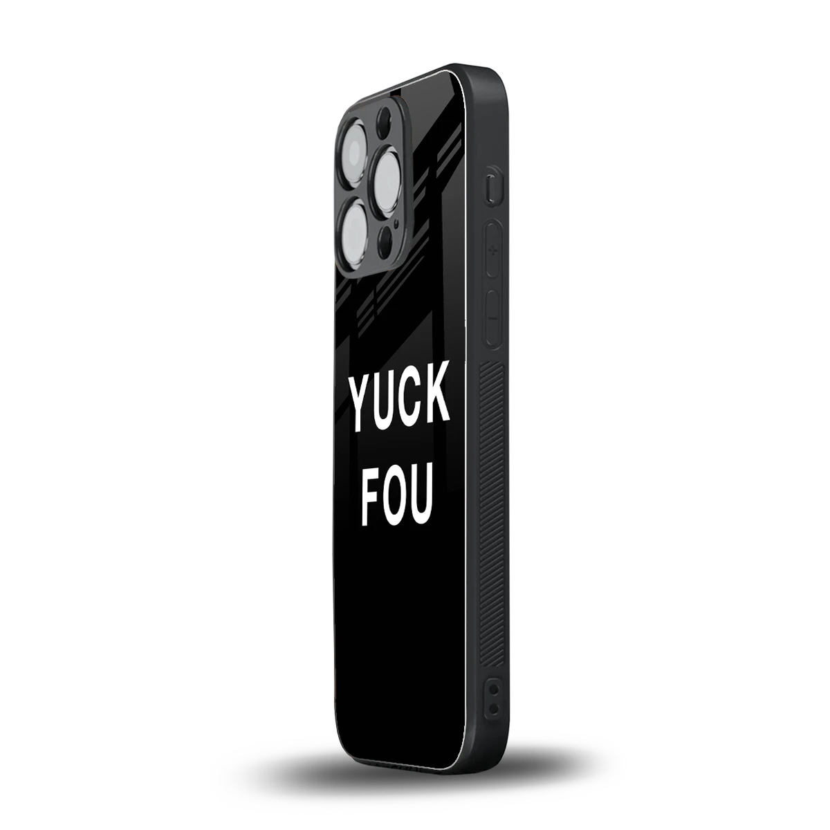 Yuck Fou iphone 14 pro mobile cover | shockproof glass phone case