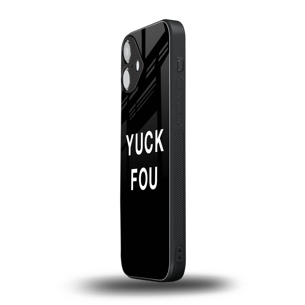 Yuck Fou iphone 16 plus mobile cover | shockproof glass phone case
