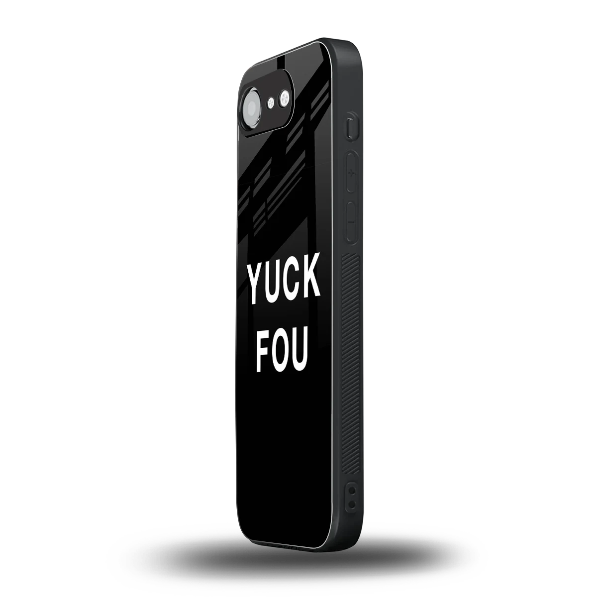 Yuck Fou iphone 17e mobile cover | shockproof glass phone case