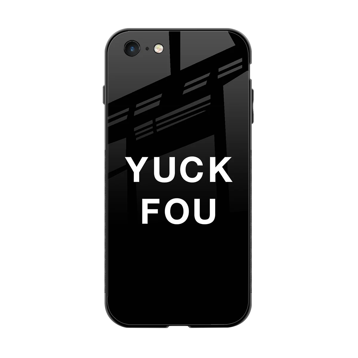 Yuck Fou back phone cover | glass case for iphone 6