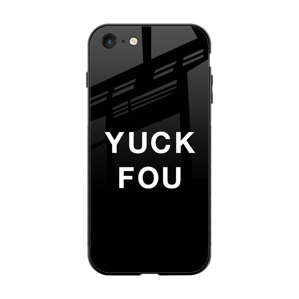 Yuck Fou back phone cover | glass case for iphone 7