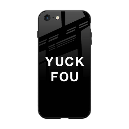 Yuck Fou back phone cover | glass case for iphone 7