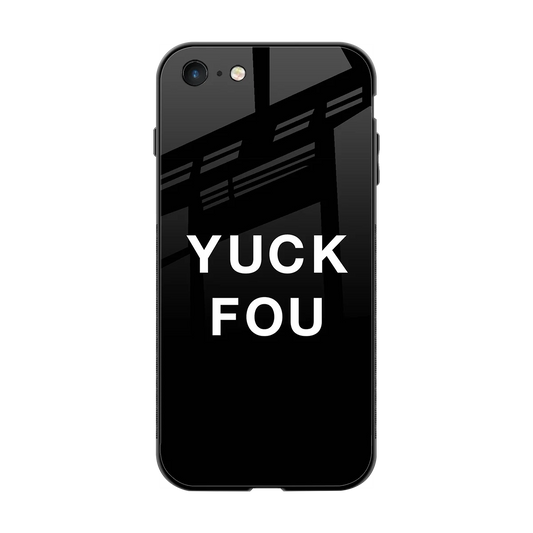 Yuck Fou back phone cover | glass case for iphone 7