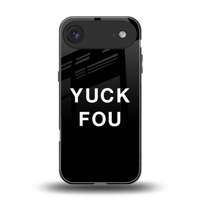 Yuck Fou back phone cover | glass case for iphone air