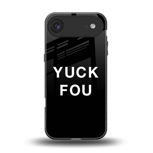 Yuck Fou back phone cover | glass case for iphone air