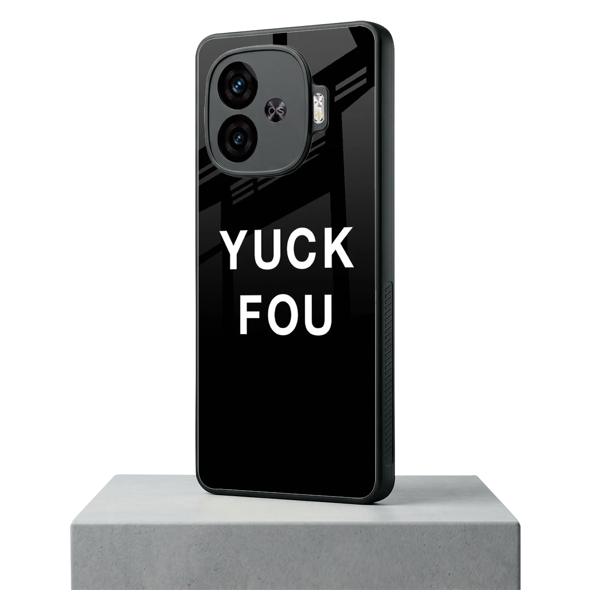 Yuck Fou iqoo neo 10r 5g mobile cover | shockproof glass phone case