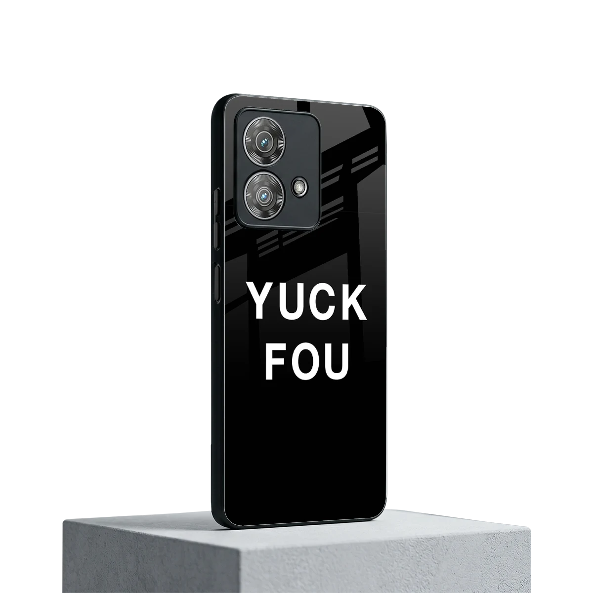 Yuck Fou motorola edge 40 neo 5g mobile cover | shockproof glass phone case