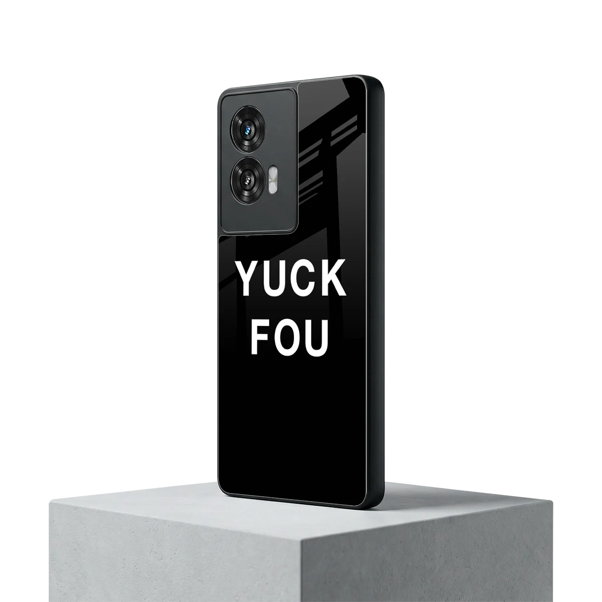 Yuck Fou motorola edge 50 fusion mobile cover | shockproof glass phone case