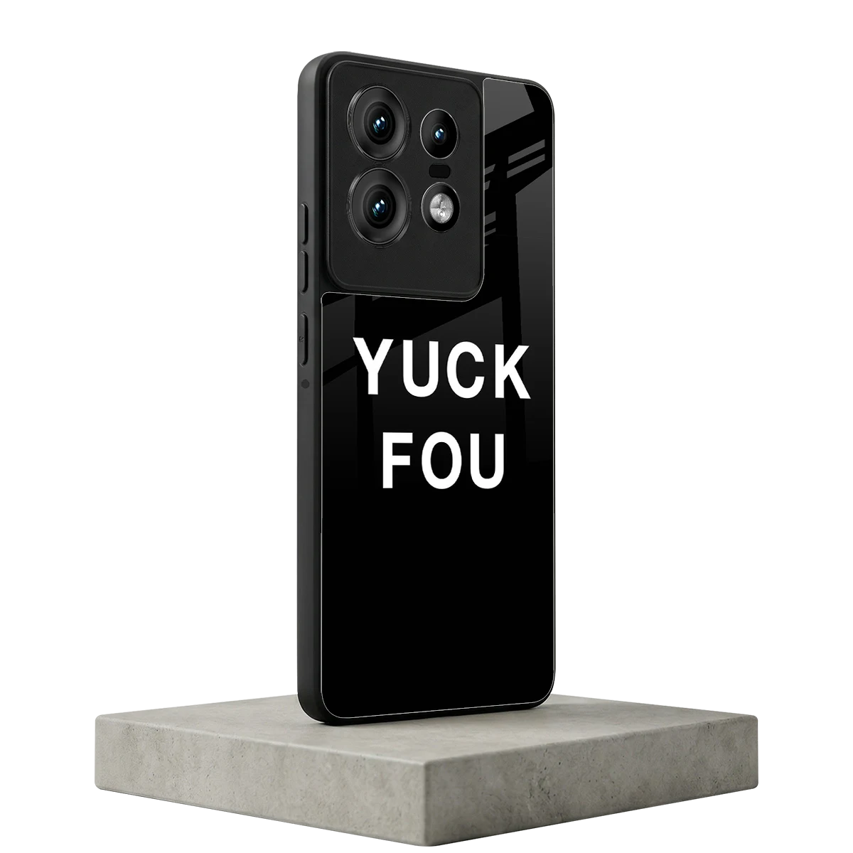 Yuck Fou motorola edge 50 pro mobile cover | shockproof glass phone case