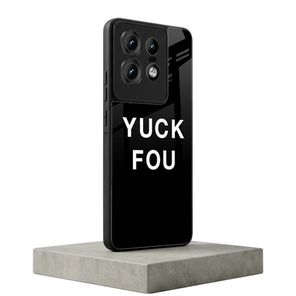 Yuck Fou motorola edge 50 pro mobile cover | shockproof glass phone case