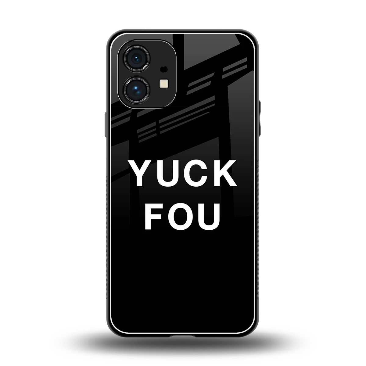 Yuck Fou back phone cover | glass case for nothing phone 1
