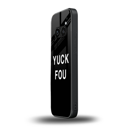 Yuck Fou nothing phone 2a plus mobile cover | shockproof glass phone case