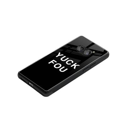 Yuck Fou stylish phone case for nothing phone 2a plus | glossy glass and slim fit