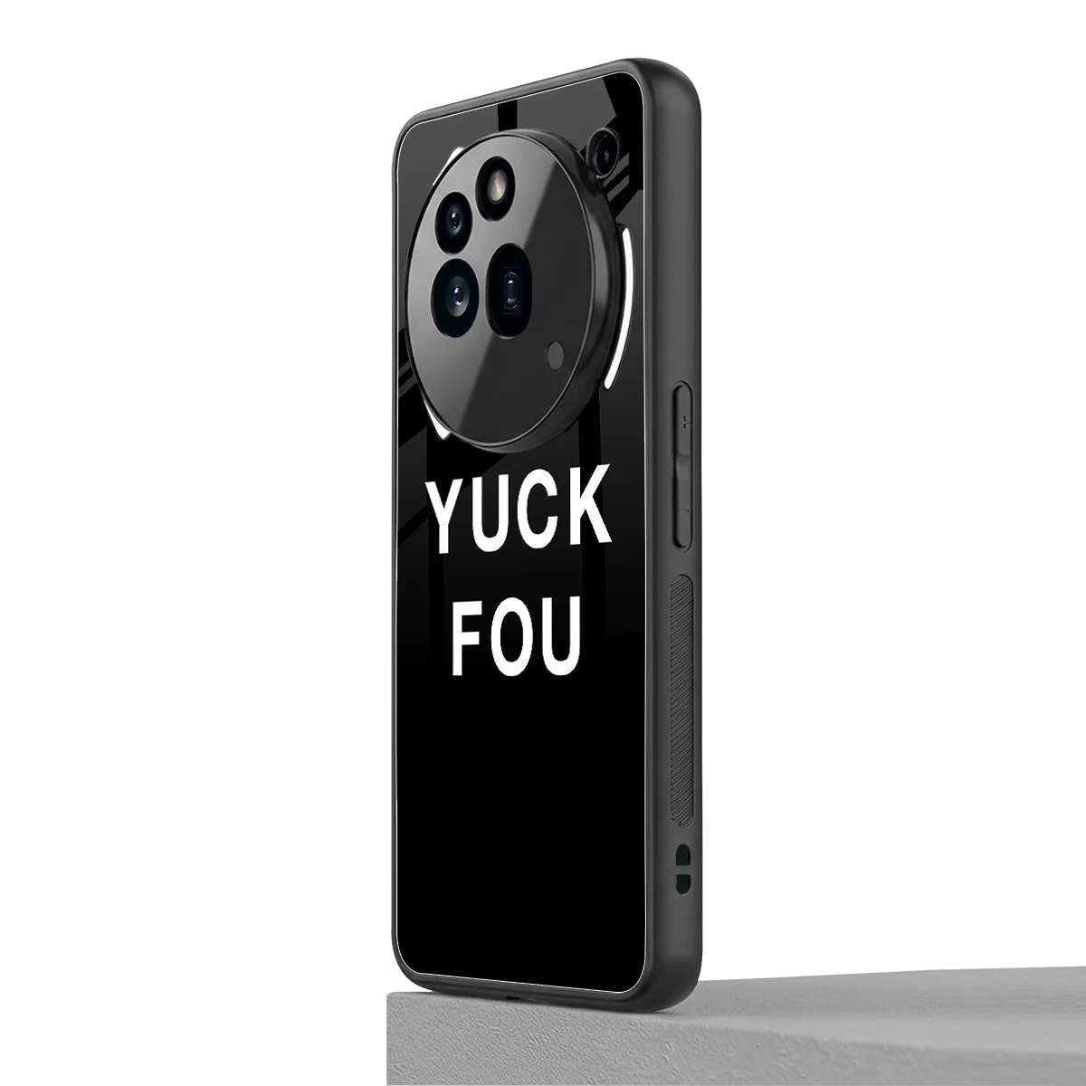 Yuck Fou nothing phone 3a pro mobile cover | shockproof glass phone case