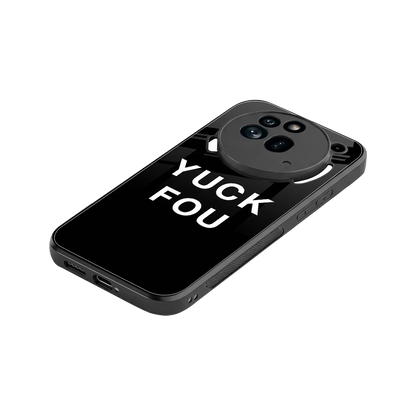 Yuck Fou stylish phone case for nothing phone 3a pro | glossy glass and slim fit