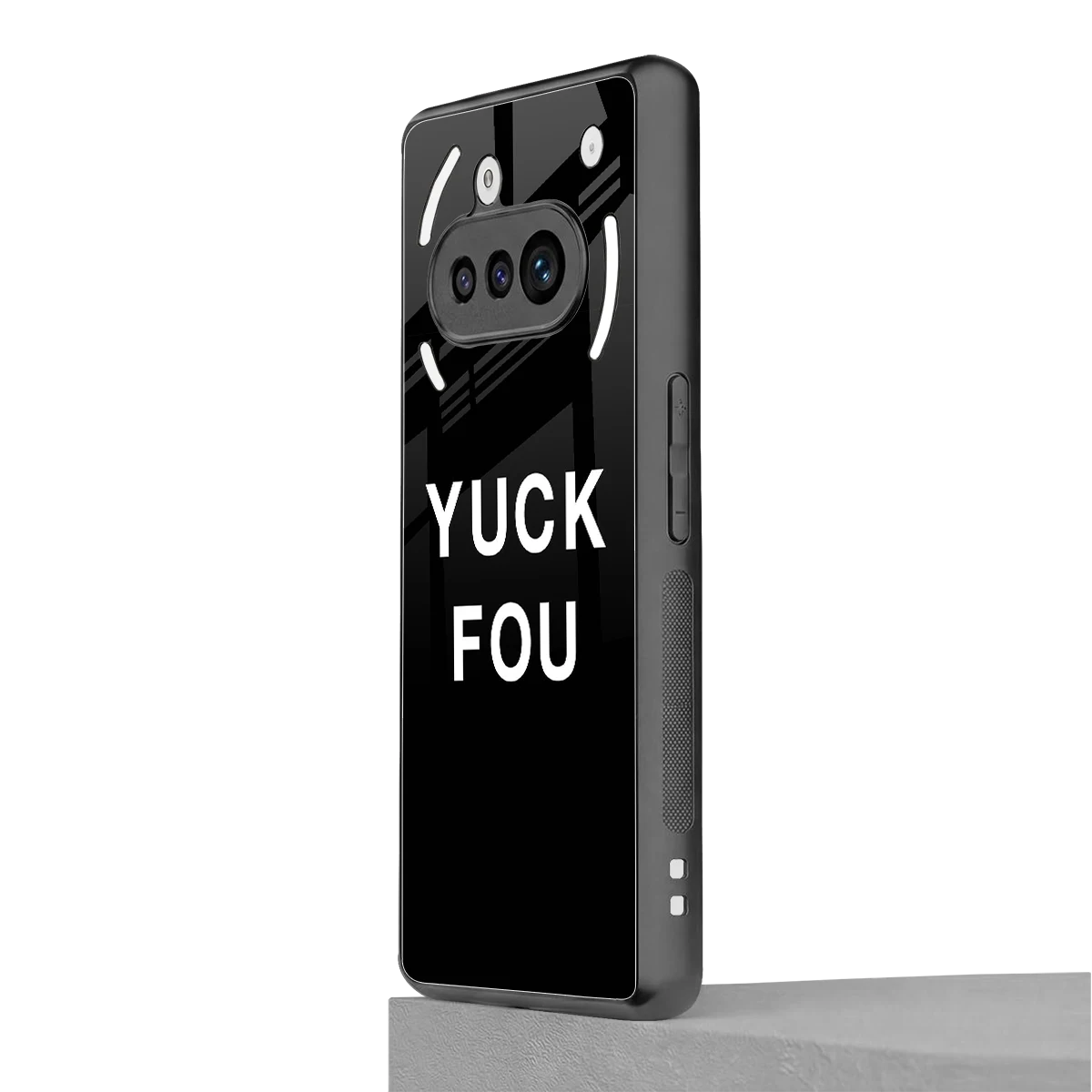 Yuck Fou nothing phone 3a mobile cover | shockproof glass phone case