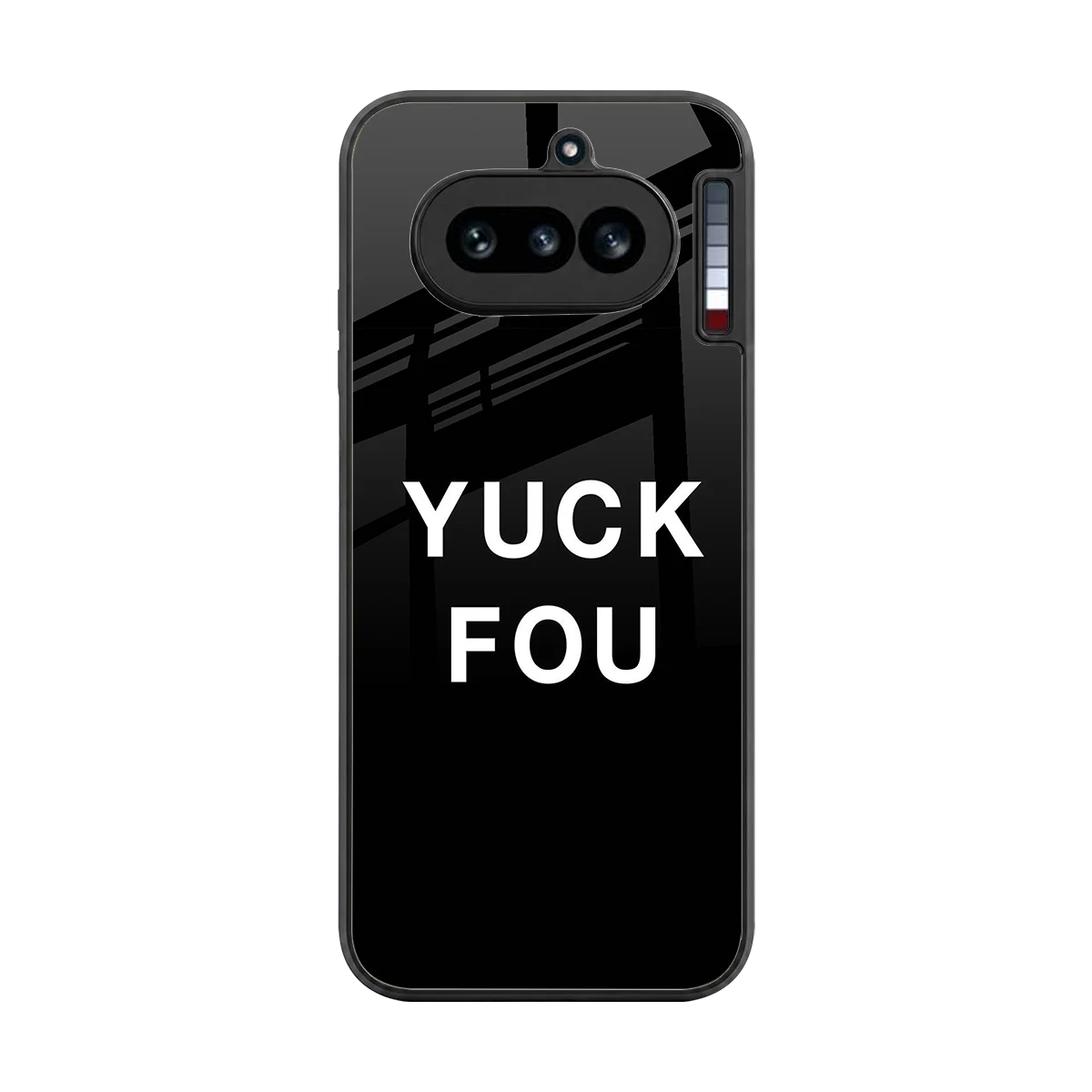 Yuck Fou back phone cover | glass case for nothing phone 4a