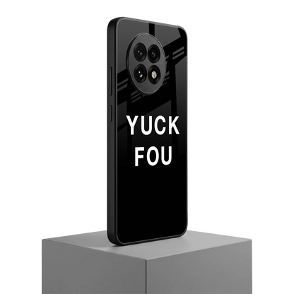 Yuck Fou oneplus 13r mobile cover | shockproof glass phone case