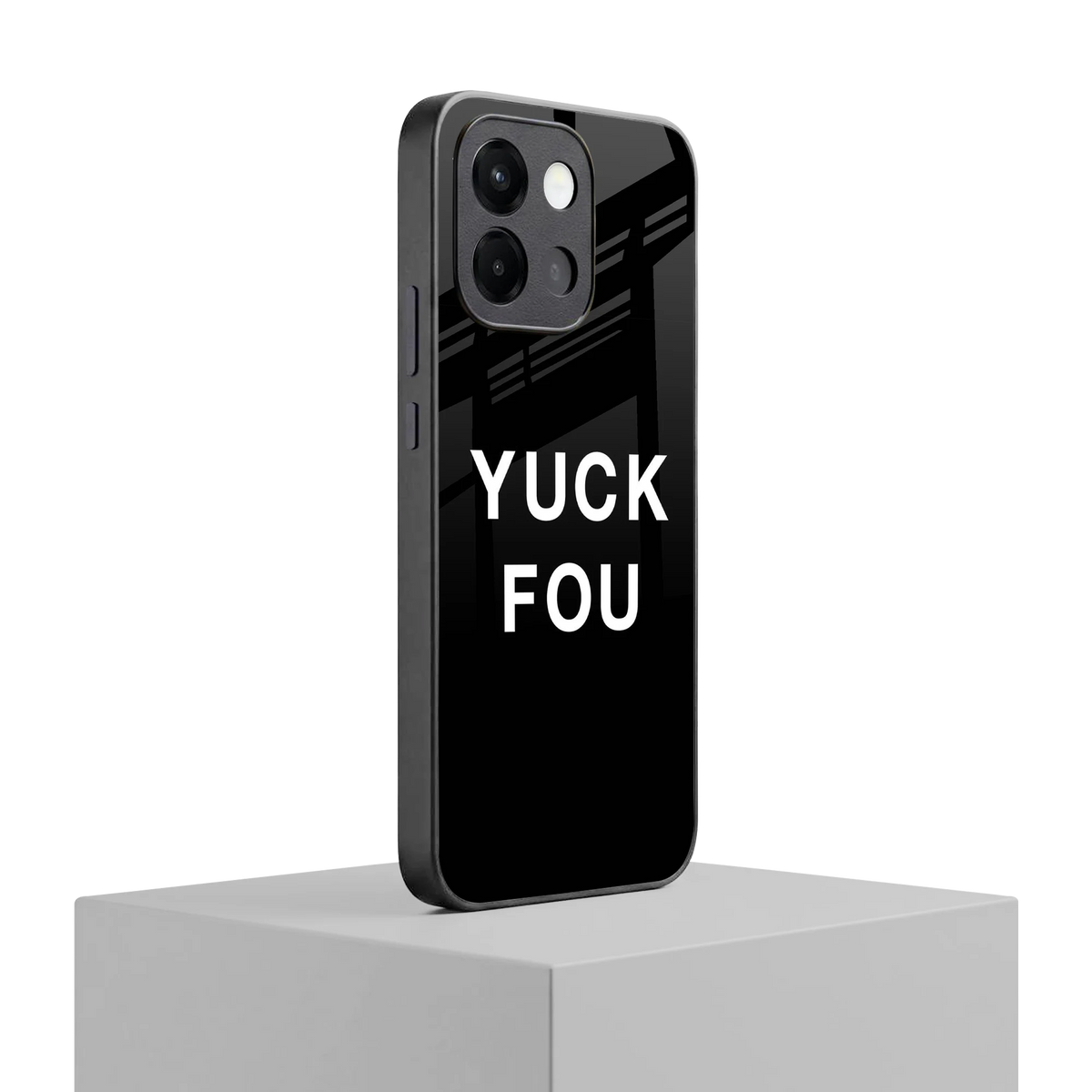 Yuck Fou oneplus 13s mobile cover | shockproof glass phone case