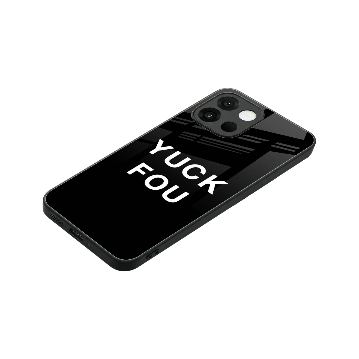 Yuck Fou stylish phone case for oneplus 13s | glossy glass and slim fit
