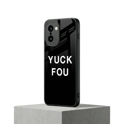 Yuck Fou oneplus 15r mobile cover | shockproof glass phone case