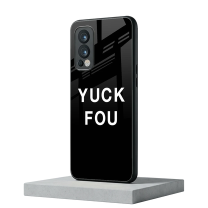 Yuck Fou oneplus nord 2 mobile cover | shockproof glass phone case