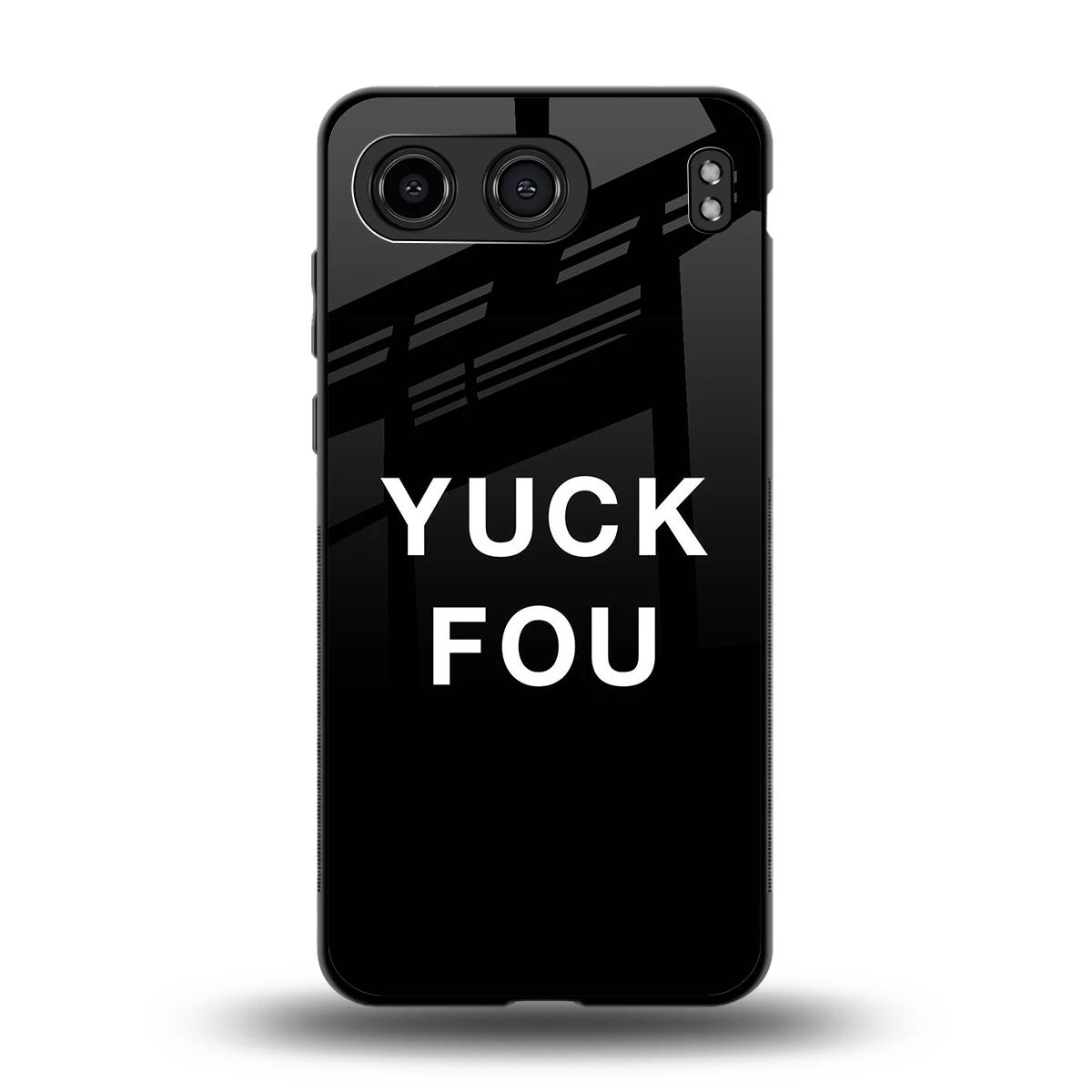 Yuck Fou back phone cover | glass case for oneplus nord 4