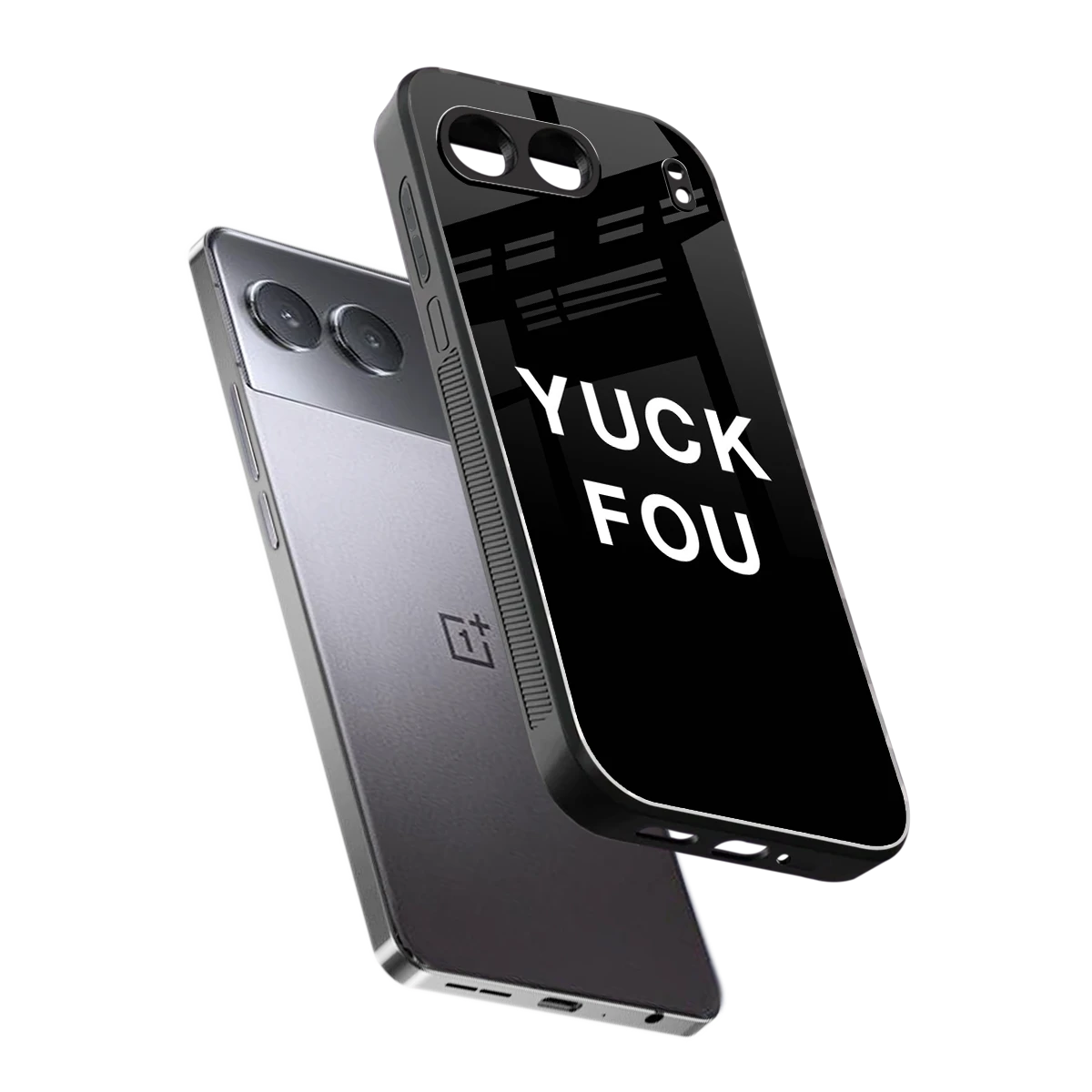 Yuck Fou sleek oneplus nord 4 cover with tempered glass back and TPU edges