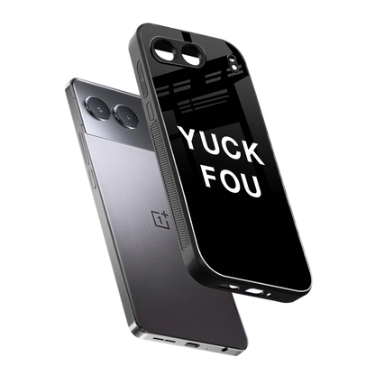 Yuck Fou sleek oneplus nord 4 cover with tempered glass back and TPU edges