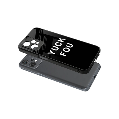 Yuck Fou sleek oneplus nord ce 2 lite cover with tempered glass back and TPU edges