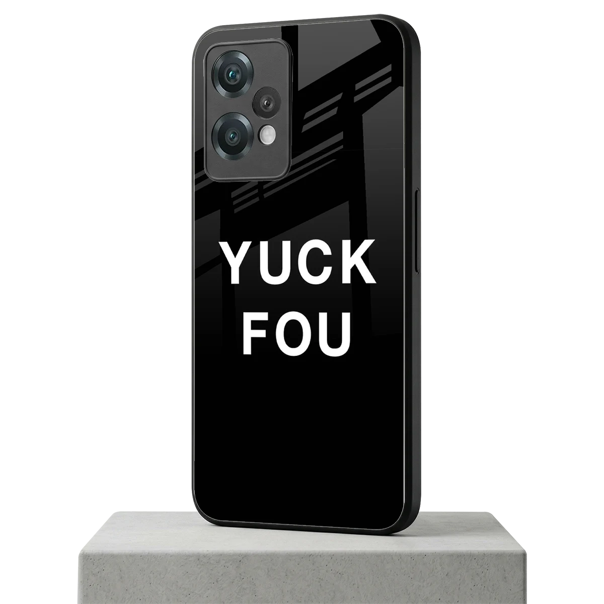 Yuck Fou oneplus nord ce 2 lite mobile cover | shockproof glass phone case