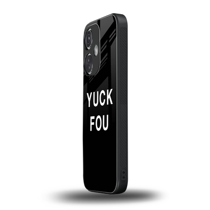 Yuck Fou oneplus nord ce 3 mobile cover | shockproof glass phone case