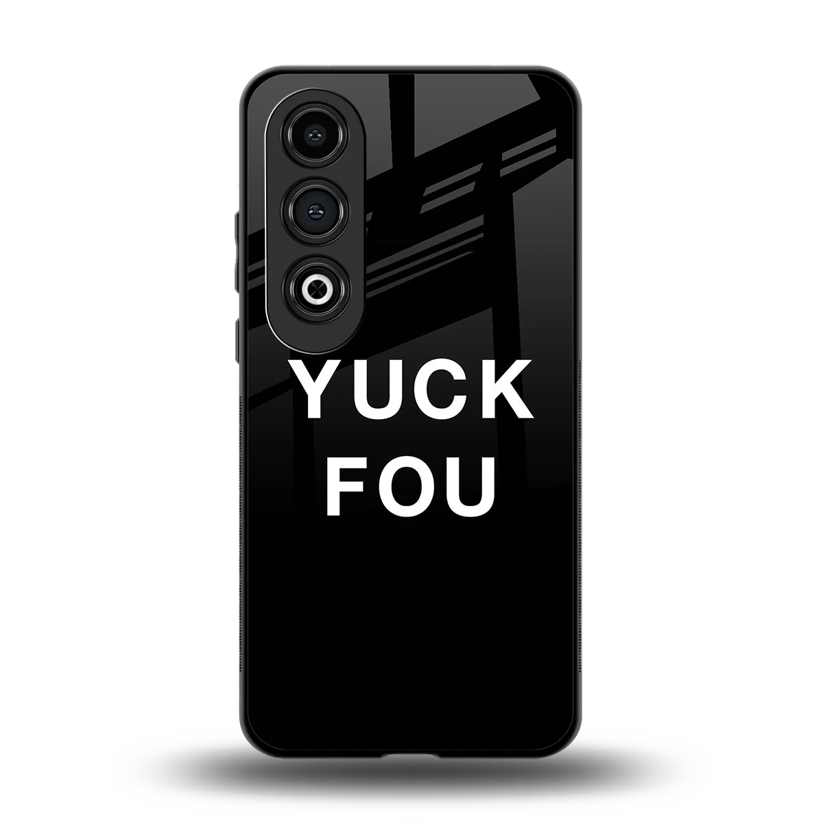 Yuck Fou back phone cover | glass case for oneplus nord ce 4