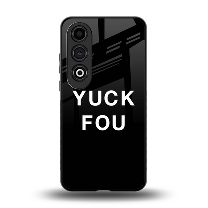 Yuck Fou back phone cover | glass case for oneplus nord ce 4