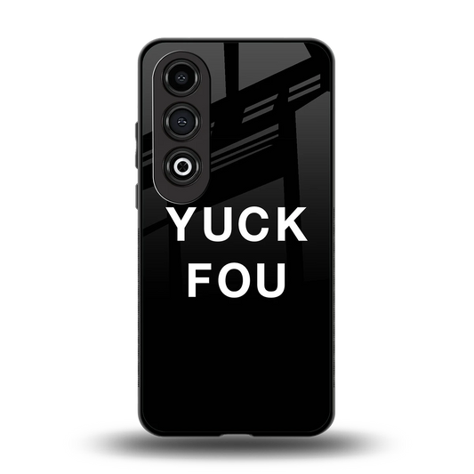 Yuck Fou back phone cover | glass case for oneplus nord ce 4