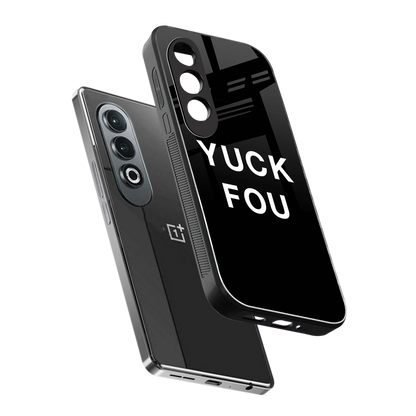 Yuck Fou sleek oneplus nord ce 4 cover with tempered glass back and TPU edges