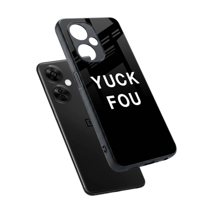 Yuck Fou sleek oneplus nord ce 3 lite cover with tempered glass back and TPU edges