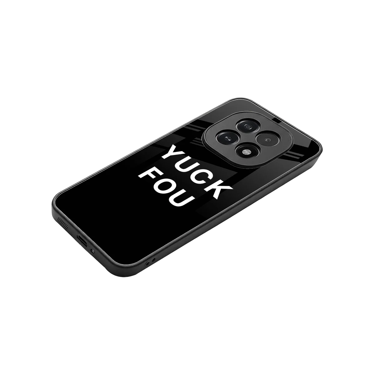 Yuck Fou stylish phone case for oppo f29 5g | glossy glass and slim fit