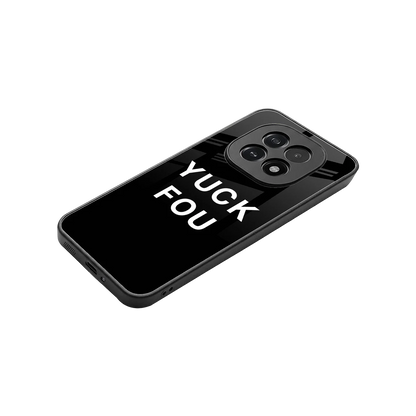 Yuck Fou stylish phone case for oppo f29 5g | glossy glass and slim fit