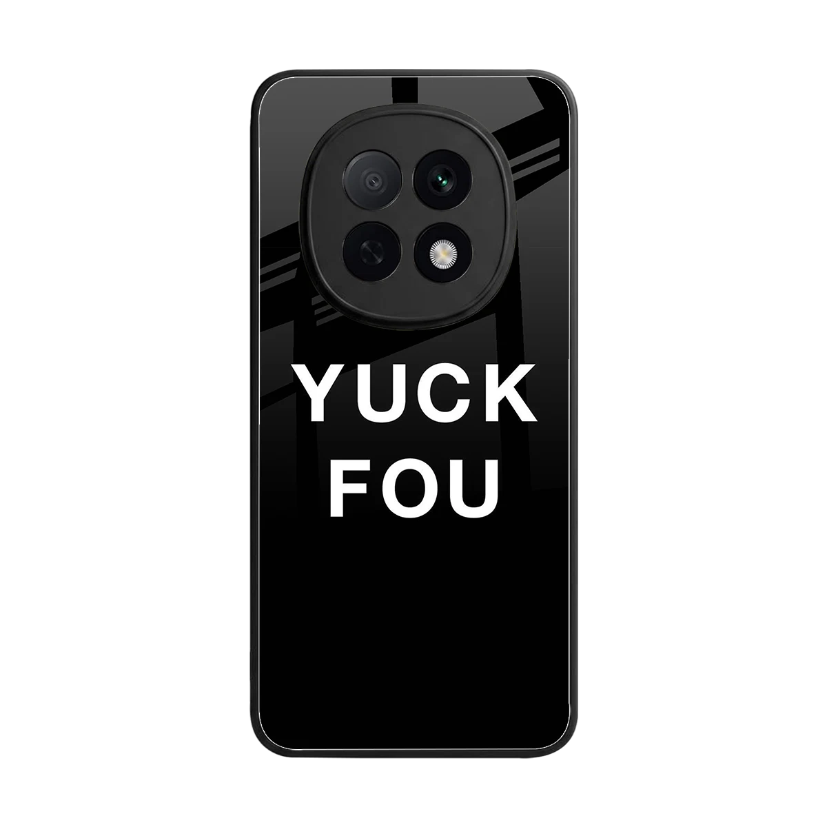 Yuck Fou back phone cover | glass case for oppo f29 pro 5g