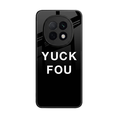 Yuck Fou back phone cover | glass case for oppo f29 pro 5g