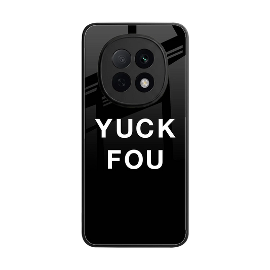 Yuck Fou back phone cover | glass case for oppo f29 pro 5g