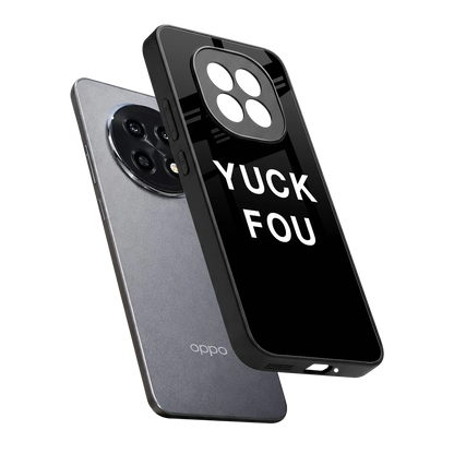 Yuck Fou sleek oppo f29 pro 5g cover with tempered glass back and TPU edges