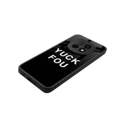 Yuck Fou stylish phone case for oppo f29 pro 5g | glossy glass and slim fit